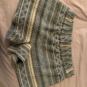 J.Crew jacquard elastic waist shorts size 6